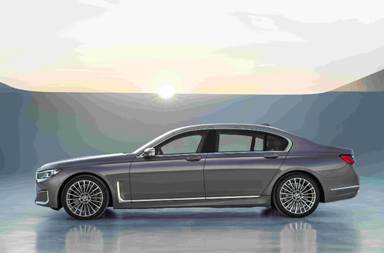 新BMW 7系侧部